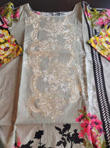 Indian Cotton Stitched Embroidery Suit Ready To Ship