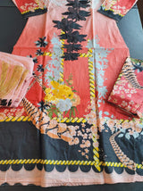 Indian Cotton Stitched Embroidery Suit Ready To Ship