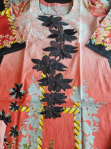 Indian Cotton Stitched Embroidery Suit Ready To Ship