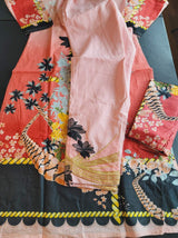 Indian Cotton Stitched Embroidery Suit Ready To Ship