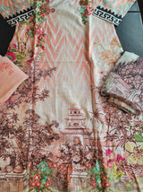 Indian Cotton Stitched Embroidery Suit Ready To Ship