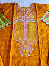 Pakistani Linen Embroidered Salwar kameez Ready To Ship