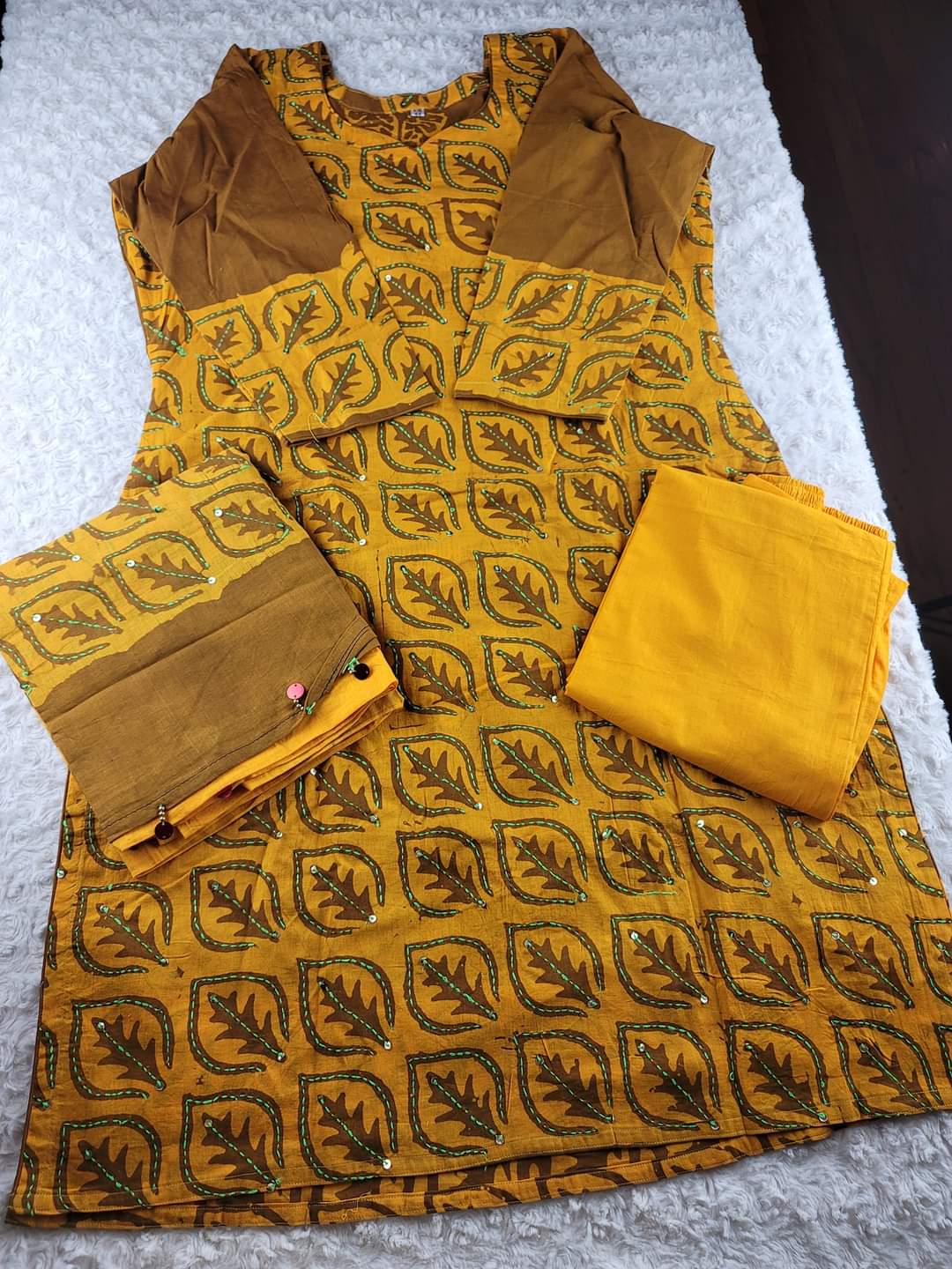 Falgun special Bangladeshi batik salwer kamiz