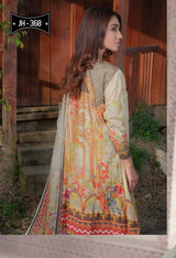 Johra Afsoon Embroidered Digital Printed Lawn-100% Original Guaranteed
