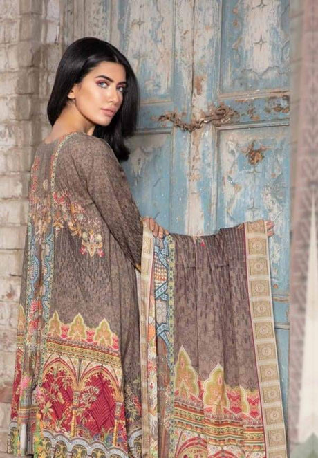 Johra Afsoon Embroidered Digital Printed Lawn-100% Original Guaranteed