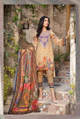 Johra Afsoon Embroidered Digital Printed Lawn-100% Original Guaranteed