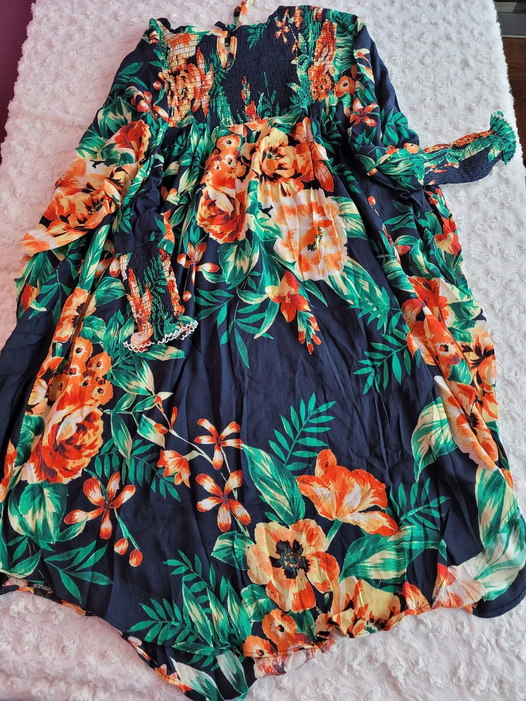 Super soft free size midi kaftan