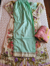 Pakistani lawn Embroidered Salwar kameez Ready To Ship