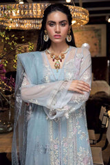 Manara Embroidered Chiffon Collection 2021-100% Original Guaranteed