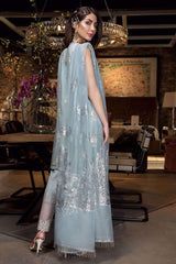 Manara Embroidered Chiffon Collection 2021-100% Original Guaranteed