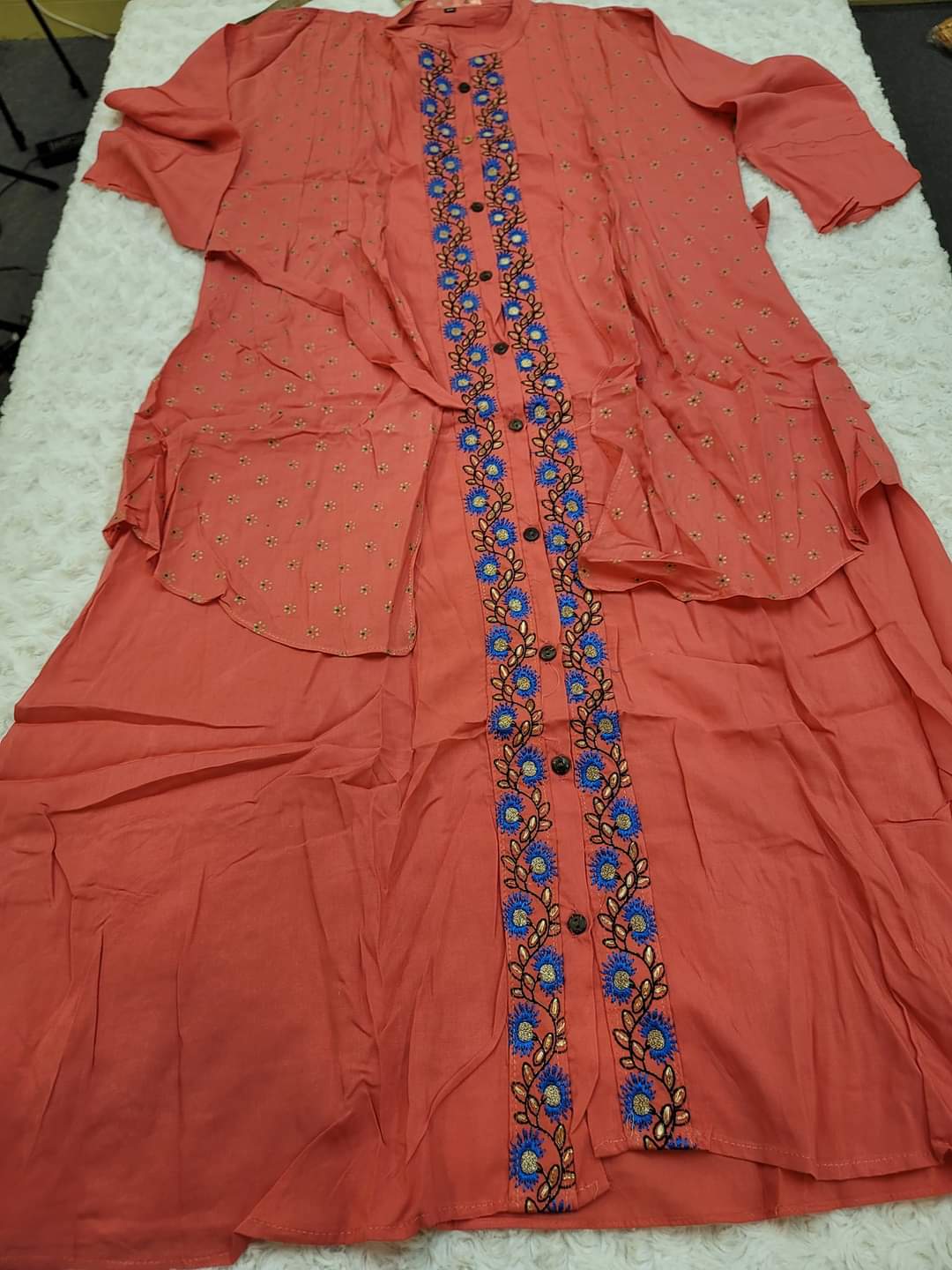 Long lilen kurti