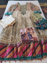 Pakistani Stitched Embroidery Party Wear Dresses Ready To Ship