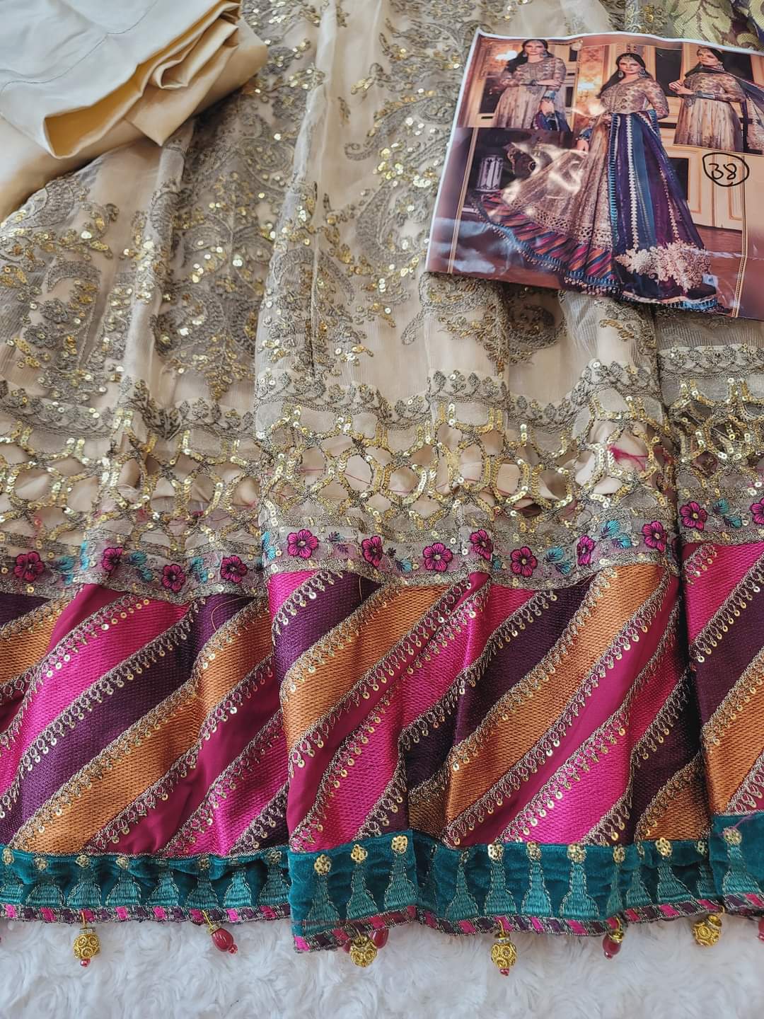 Pakistani Stitched Embroidery Party Wear Dresses Ready To Ship