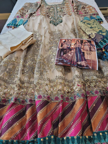 Pakistani Stitched Embroidery Party Wear Dresses Ready To Ship