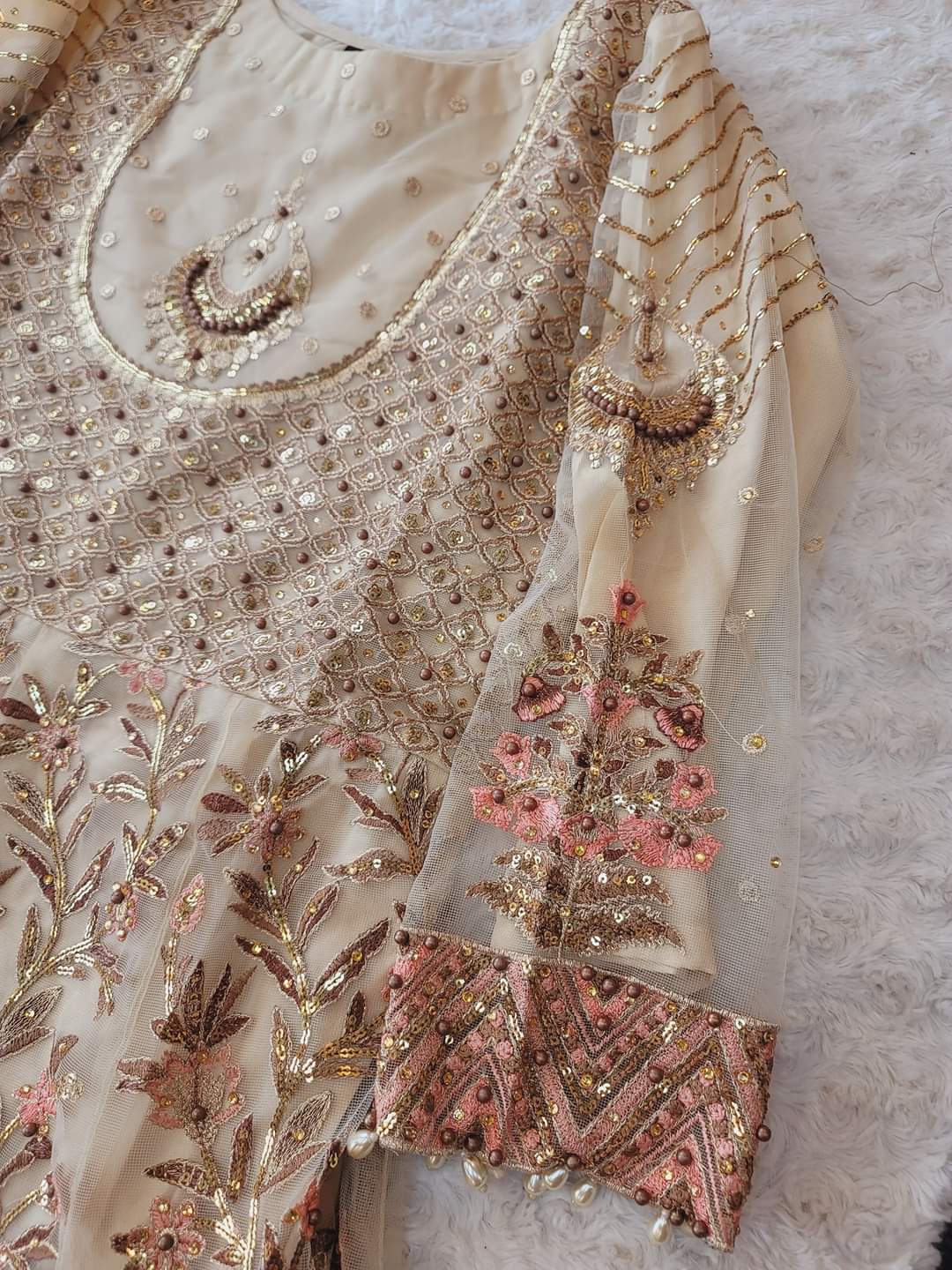 Pakistani Stitched Embroidery Party Wear Dresses Ready To Ship