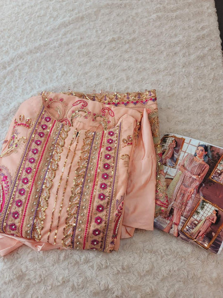 Pakistani Stitched Embroidery Party Wear Dresses Ready To Ship