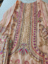 Pakistani Stitched Embroidery Party Wear Dresses Ready To Ship