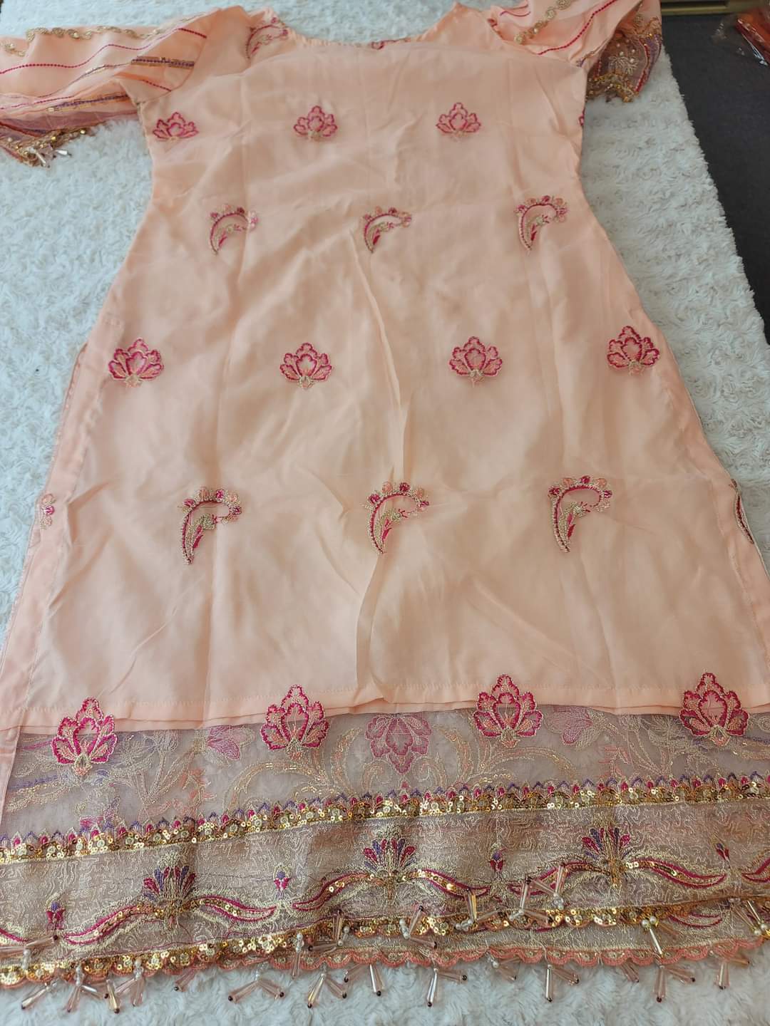 Pakistani Stitched Embroidery Party Wear Dresses Ready To Ship