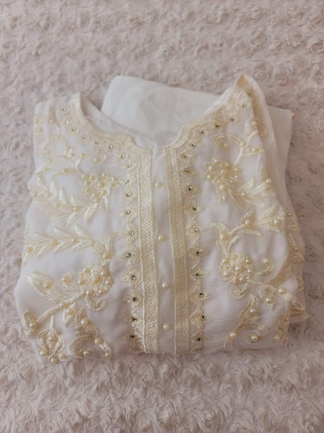 Pakistani Stitched Embroidery Party Wear Dresses Ready To Ship