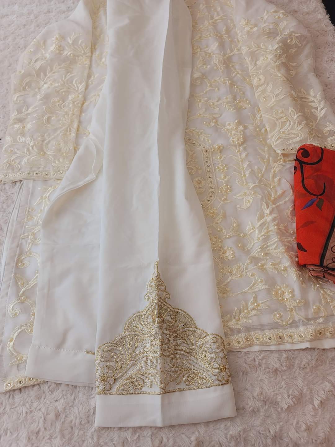 Pakistani Stitched Embroidery Party Wear Dresses Ready To Ship