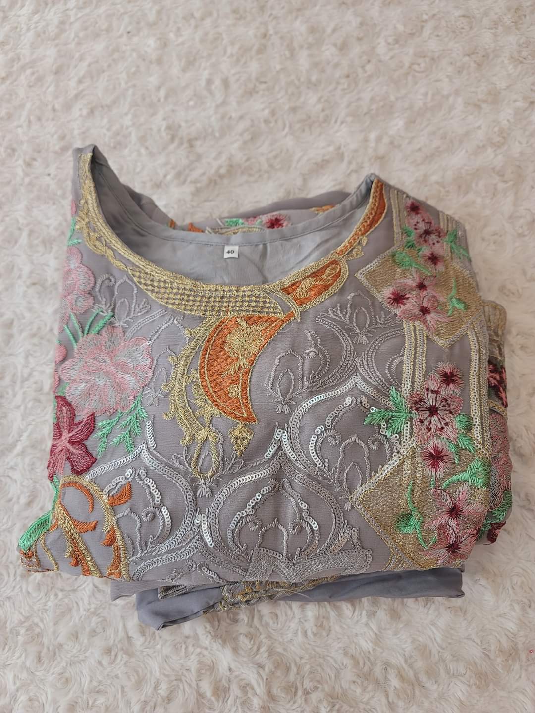 Pakistani Stitched Embroidery Party Wear Dresses Ready To Ship