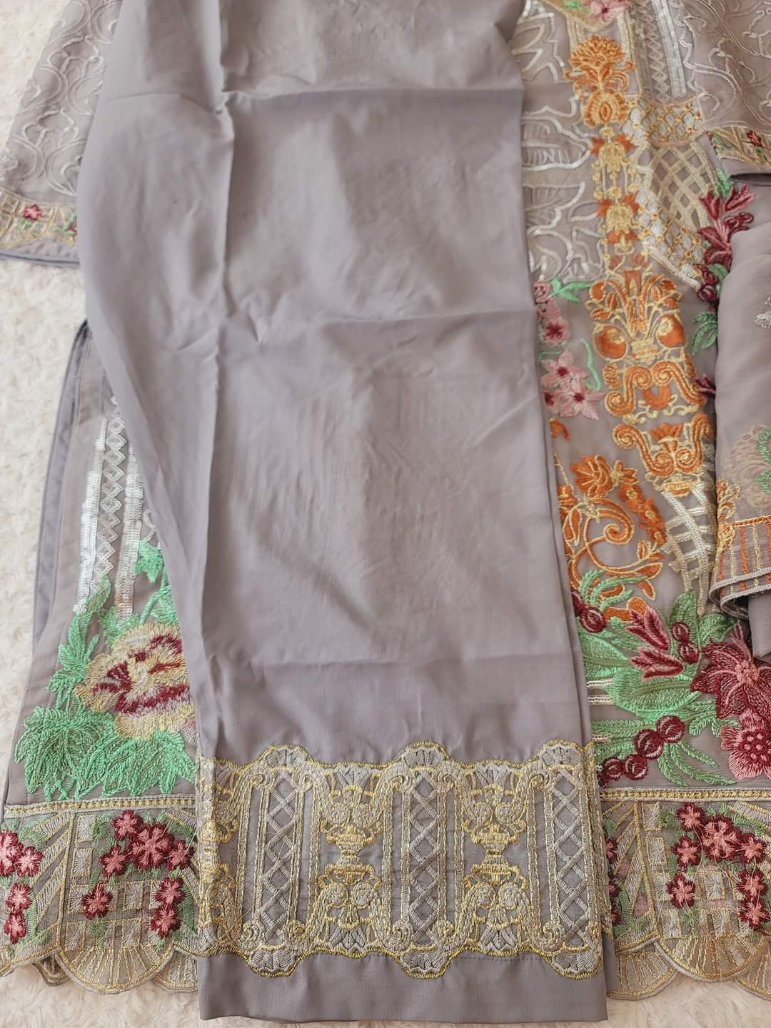 Pakistani Stitched Embroidery Party Wear Dresses Ready To Ship