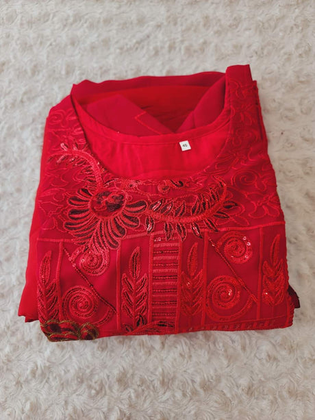 Pakistani Stitched Embroidery Party Wear Dresses Ready To Ship