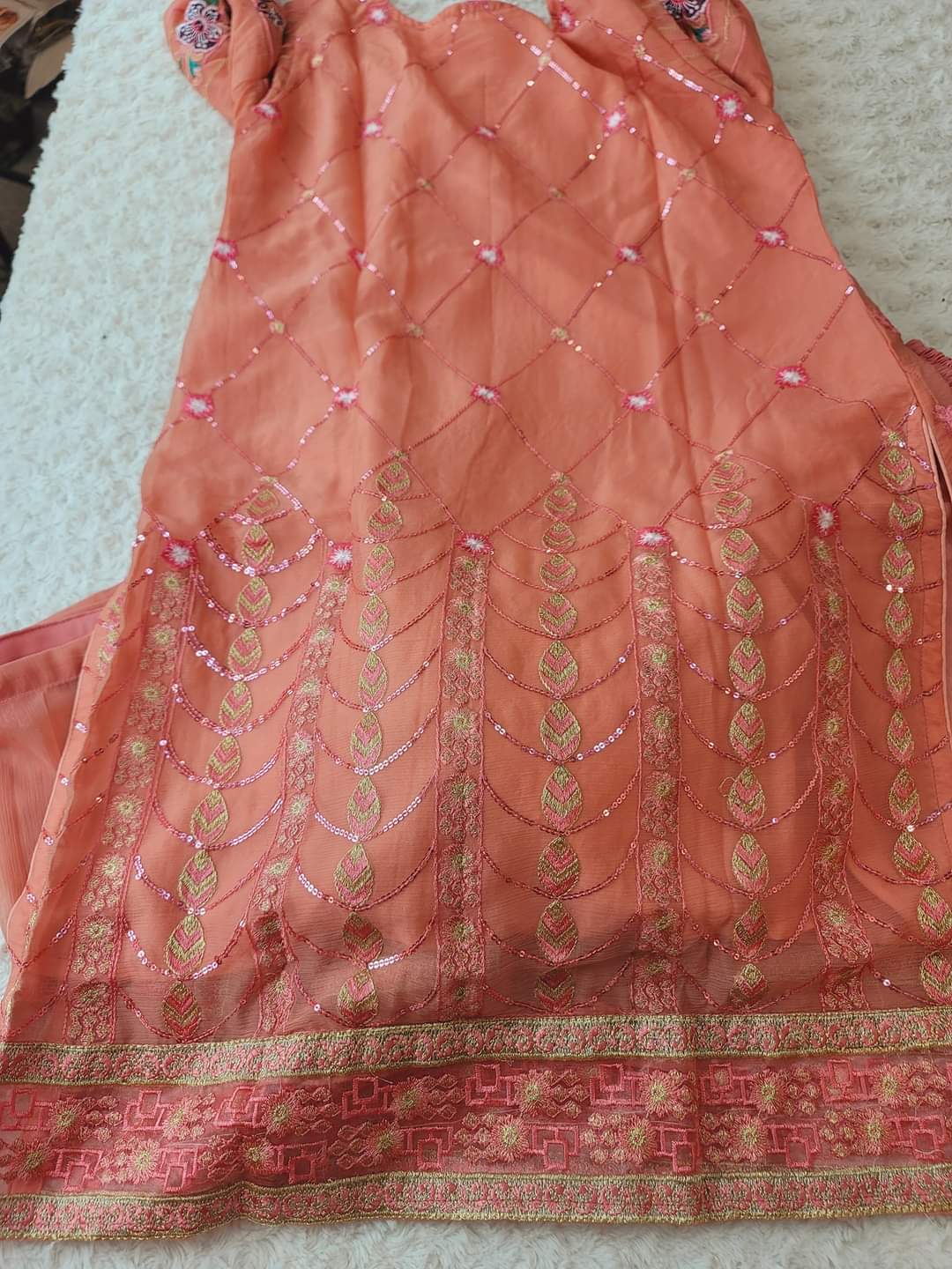 Pakistani Stitched Embroidery Party Wear Dresses Ready To Ship