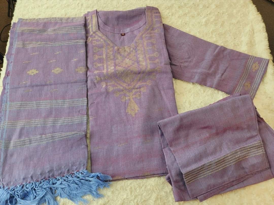 Bangladeshi Jamdani salwar kamiz