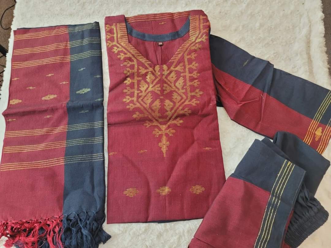 Bangladeshi Jamdani salwar kamiz