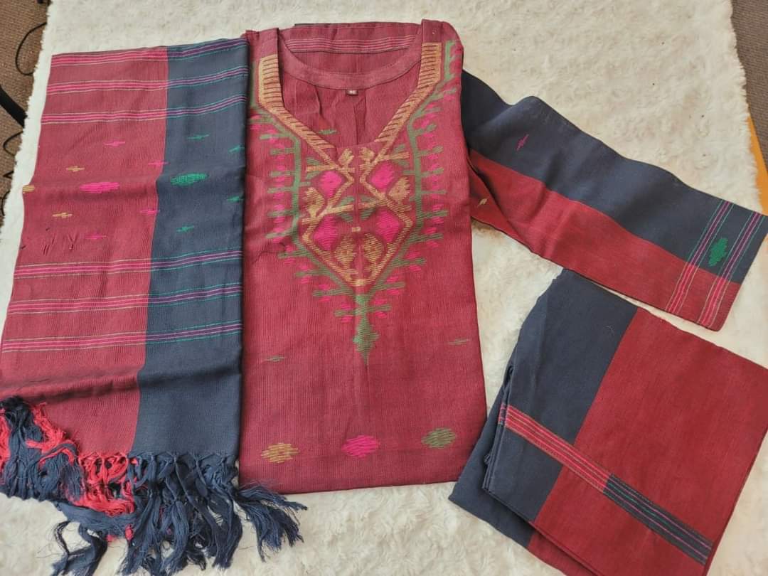 Bangladeshi Jamdani salwar kamiz