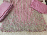 Eid special Pakistani orginal full  zardosi work salwer kamiz-100% original guaranteed