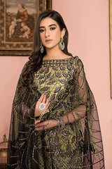 Maryam's Luxury Chiffon Embroidered Collection -100% Original Guaranteed