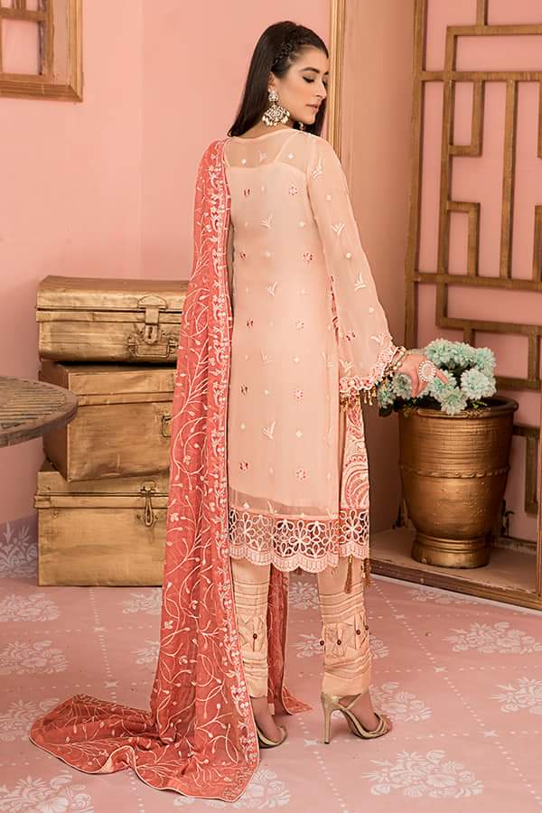 Maryam's Luxury Chiffon Embroidered Collection 2021 -100% Original Guaranteed