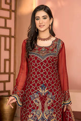 Maryam's Luxury Chiffon Embroidered Collection 2021 -100% Original Guaranteed