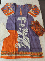 Pakistani Stitched Embroidered Lawn Salwar kameez ready to ship