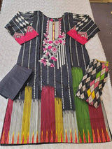 Pakistani Stitched Embroidered Lawn Salwar kameez ready to ship