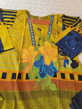 Pakistani Stitched Embroidered Lawn Salwar kameez ready to ship