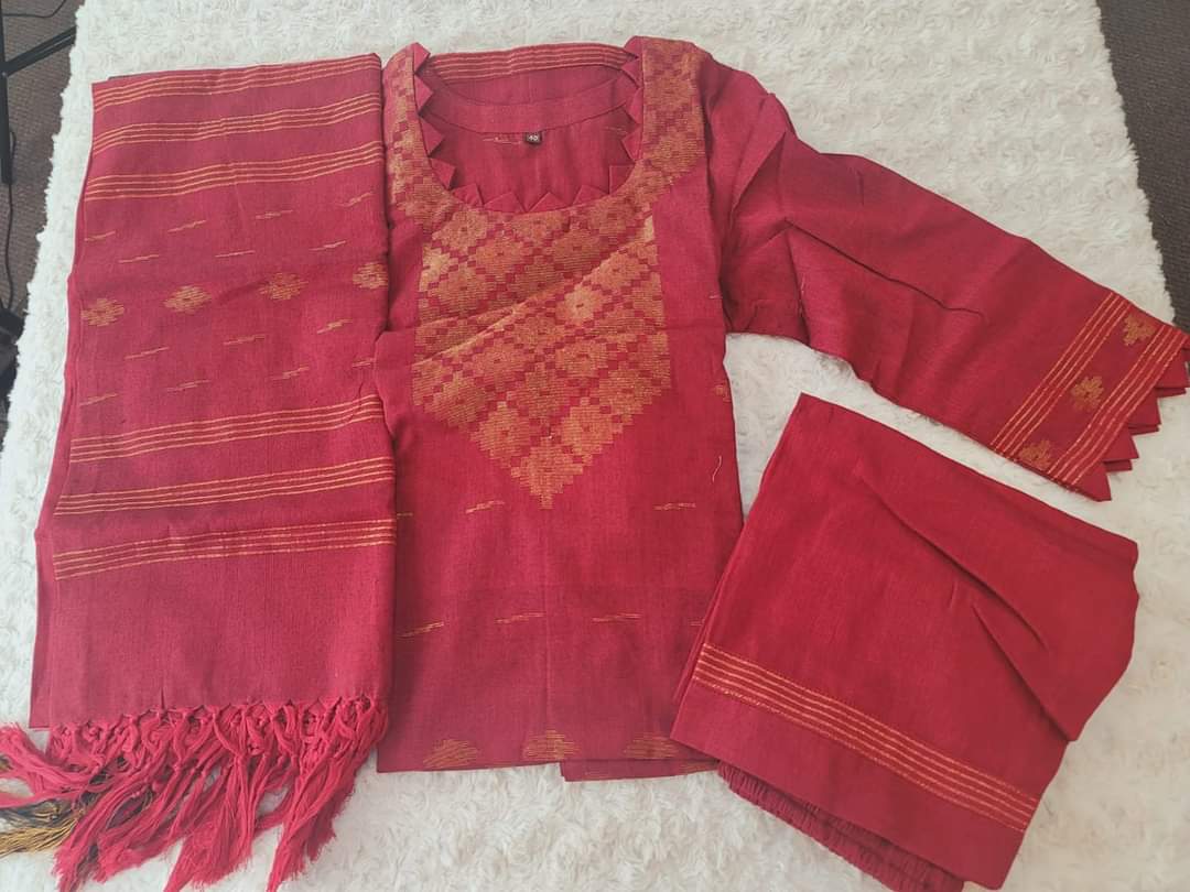 Bangladeshi Jamdani salwar kamiz