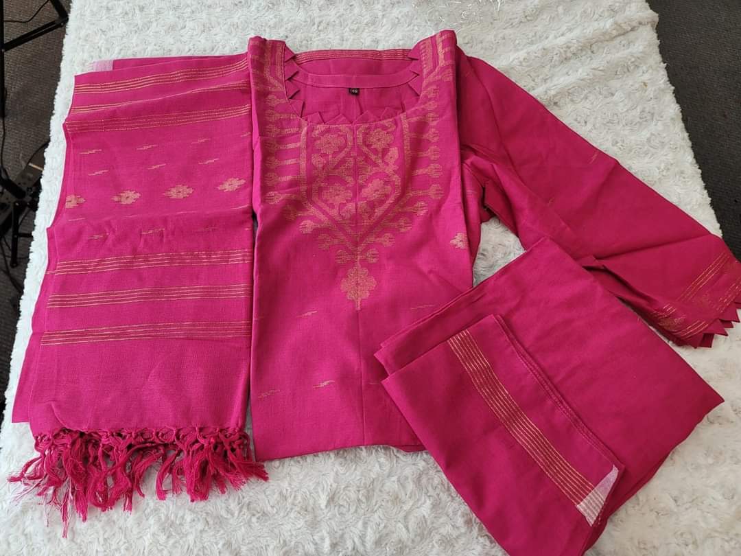 Bangladeshi Jamdani salwar kamiz
