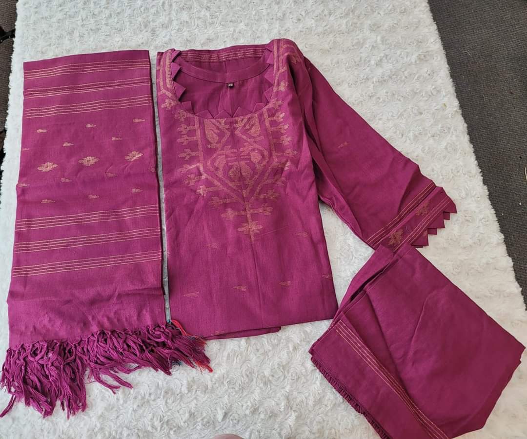 Bangladeshi Jamdani salwar kamiz