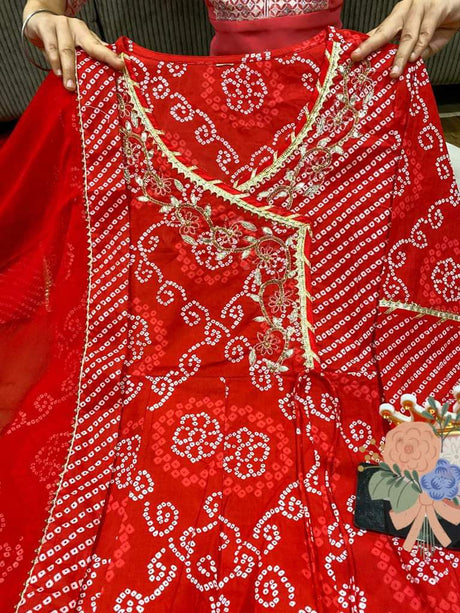 Premium maslin silk Anarkali gown Ready to ship