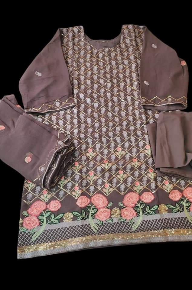 Pakistani Embroidered Party wear  Ready To Ship