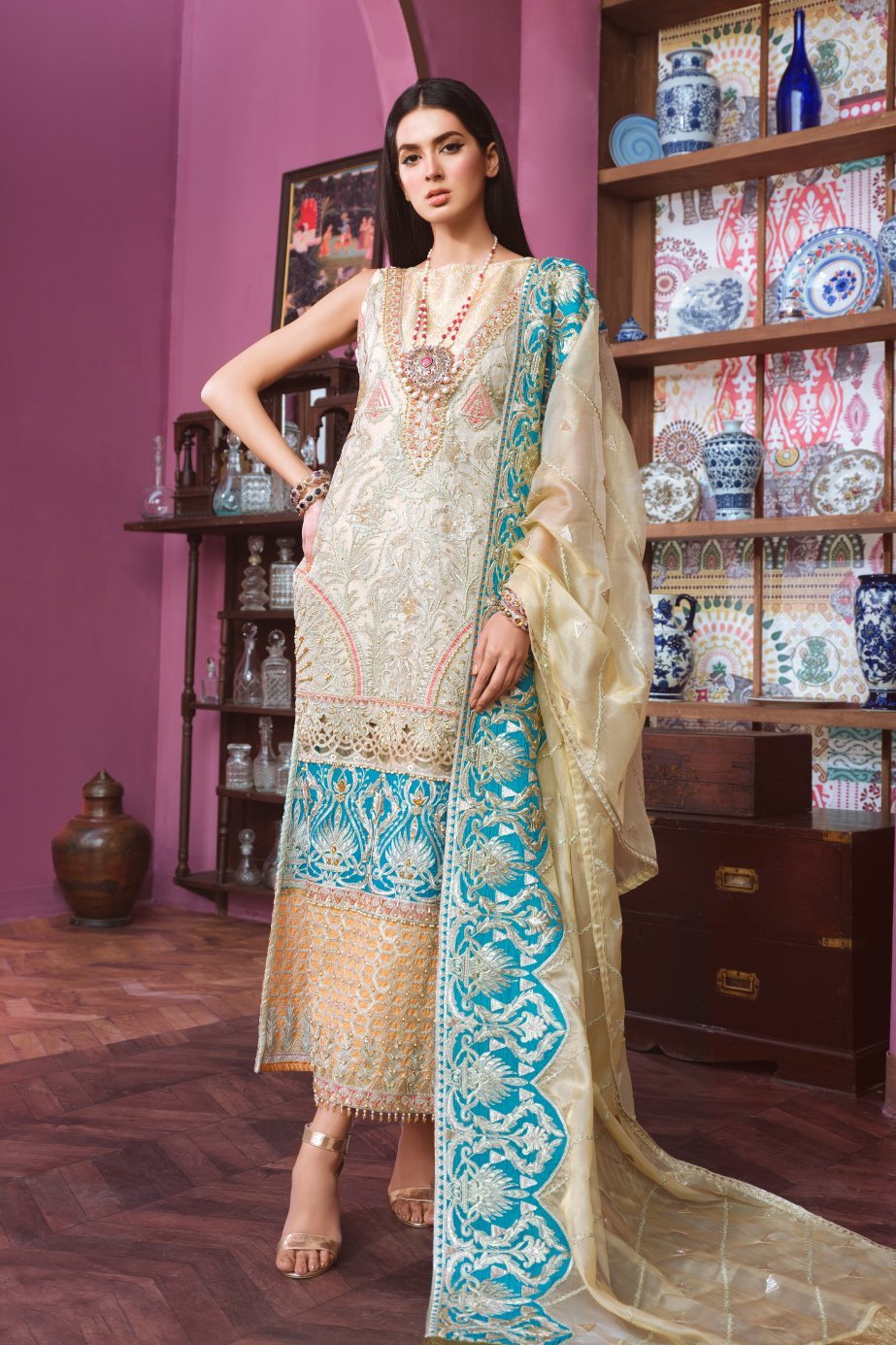 Freesia by Maryum N Maria Chiffon Collection-100% Original Guaranteed
