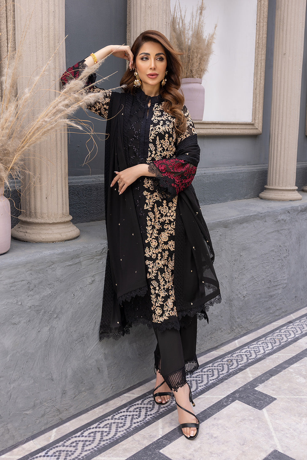 Azure Luxury Chiffon Eid Collection 100% Original