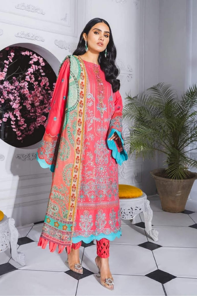 Maryum N Maria Embroidered Lawn Collection-100% Original Guaranteed