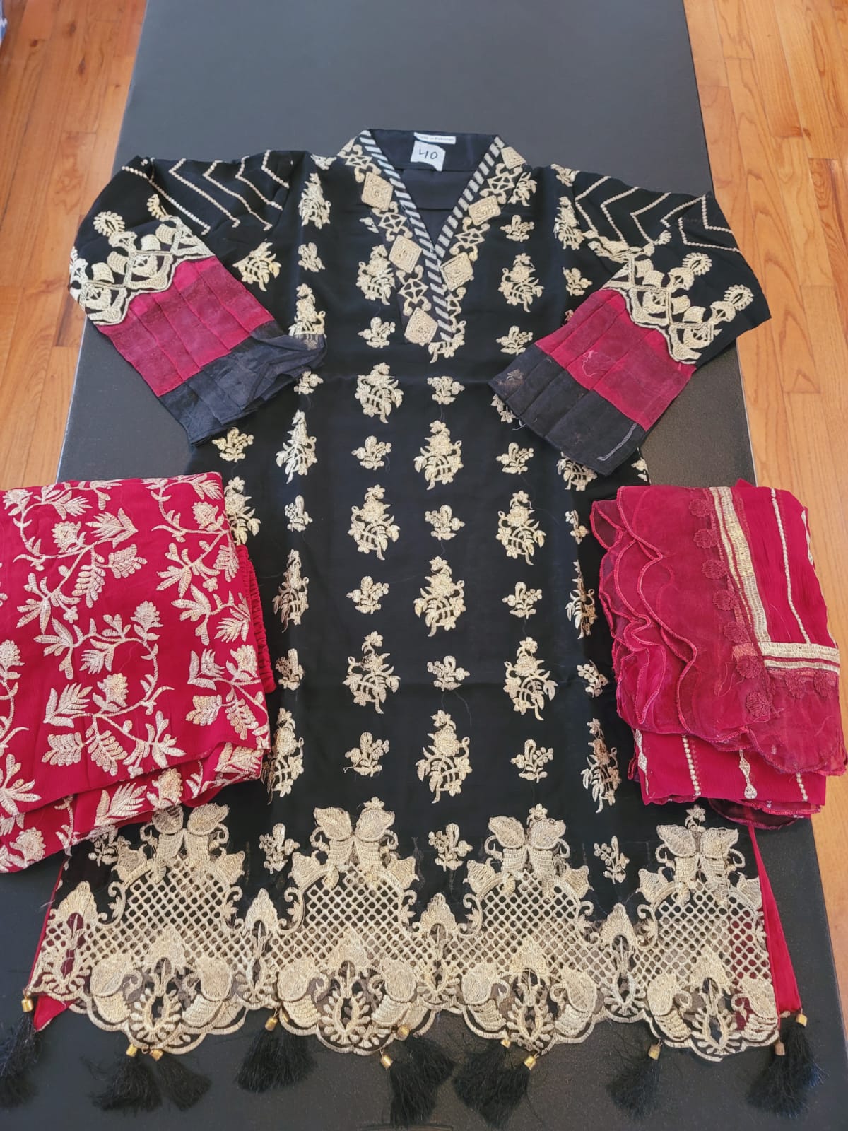 Pakistani Stitched Embroidery Party Wear Dresses Ready To Ship