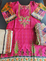 Pakistani Stitched Embroidery Lawn Suit Ready To Ship