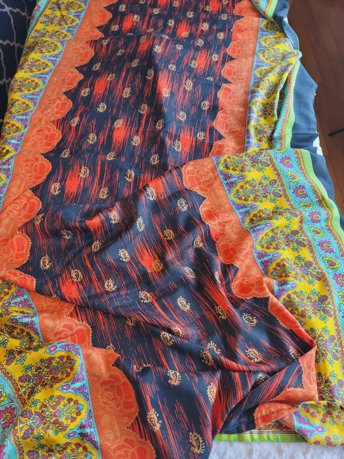 Pakistani Linen Embroidered Salwar kameez Ready To Ship