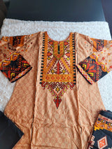 Pakistani lawn Embroidered Salwar kameez Ready To Ship